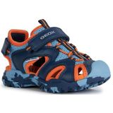 Geox Jongen J Borealis Boy C Sandaal, Lt Blue Oranje, 24 EU