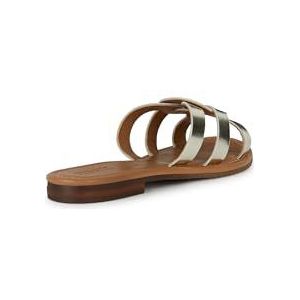 Geox Dames D Sozy S U Flat Sandal, LT Gold, 40 EU, Lt Gold, 40 EU