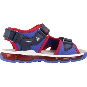 Geox - J Android Boy - Sandalen - Rood - Ademend - Drievoudige Klittenbandsluiting