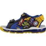 Geox - Android - Sandalen - Blue/Rood - Lichtgevende