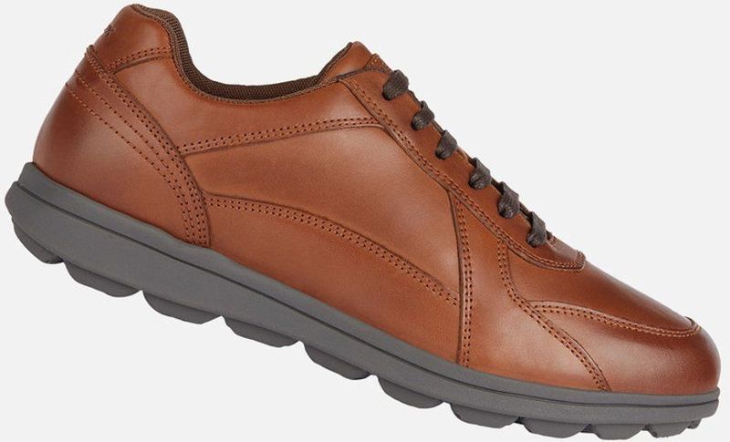 Geox - Spherica EC12 - Sneakers - Marineblauw - Glad Leer