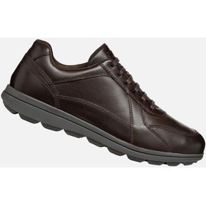 GEOX - SPHERICA EC12 - Sneakers - Koffiekleur - Glad Leer