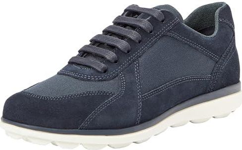 GEOX - SPHERICA EC12 - Sneakers - Marineblauw - Suède en Textiel