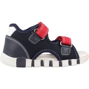 Geox Baby-jongens B IUPIDOO Boy Sandal, marineblauw/rood, 18 EU, rood (navy red), 18 EU