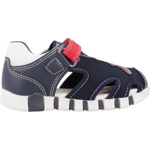 Geox Baby jongens B Iupidoo Boy Sandaal, rood (navy red), 18 EU