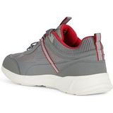 Geox - Sanzio - Sneakers - Grijs - Mesh en Nubuck-effect