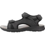 Geox - Spherica EC5 - Sandalen - Zwart - Ledereffect en Mesh