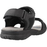 Geox - Spherica EC5 - Sandalen - Zwart - Ledereffect en Mesh