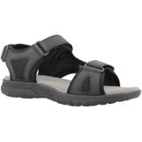 Geox - Spherica EC5 - Sandalen - Zwart - Ledereffect en Mesh