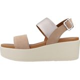 Geox - D XAND 2.2S A - Wedge Sandaal - DK Skin/Champagne