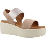 Geox - D XAND 2.2S A - Wedge Sandaal - DK Skin/Champagne