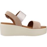 Geox - D XAND 2.2S A - Wedge Sandaal - DK Skin/Champagne