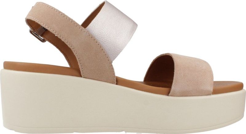 Geox - D XAND 2.2S A - Wedge Sandaal - DK Skin/Champagne