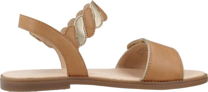 Geox J Karly Girl Sandalen voor meisjes, biscuit platina, 24 EU