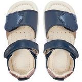 GEOX - B451B Alul Girl - Sandalen - Marineblauw - Leer en Synthetisch