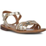 Geox - D Sozy S B Flat Sandal - LT Gold - Ademend