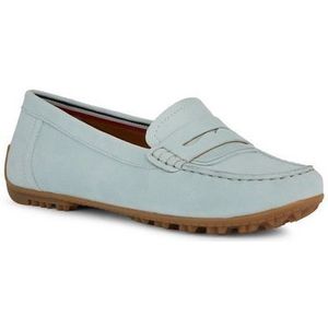 Geox Meisjes D Kosmopolis + Grip Moccasin, Lt Blue., 39 EU