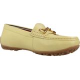 Geox Dames D KOSMOPOLIS + Grip Moccasin, LT Yellow, 35 EU, geel, 35 EU