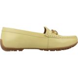 Geox Dames D KOSMOPOLIS + Grip Moccasin, LT Yellow, 35 EU, geel, 35 EU