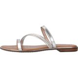 Geox - D Sozy Plus A - Flat Sandalen - Grijs - Ademend - Dames