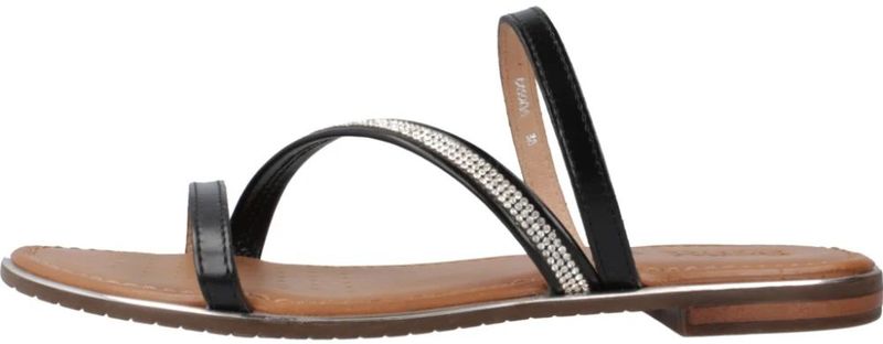 Geox - Sozy Plus - Sandalen - Metallic Buffelleder - Glitterstof