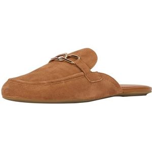 Geox - Palmaria - Damesschoenen - Cognac - Open Hak - Suède