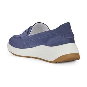 Geox Dames D CRISTAEL A Loafer, Navy, 38 EU, Donkerblauw, 38 EU