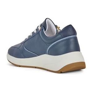 Geox D CRISTAEL E Sneakers voor dames, marineblauw, 37 EU, Donkerblauw, 37 EU
