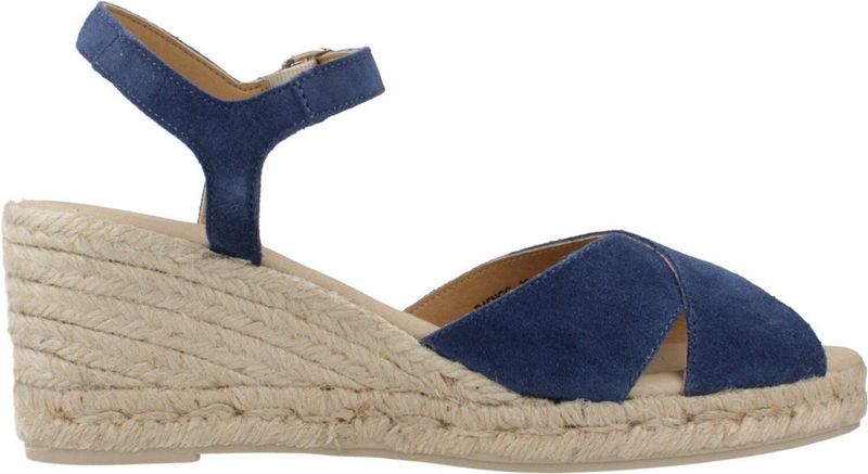 Geox - Moderne Verhogende Sleehakken - Blauw - Leer