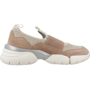 Geox D Adacter W B Sneakers voor meisjes, Dk Skin zand