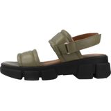 Geox Dames D Lisbon A Wedge Sandaal, Sage, 35 EU, sage, 35 EU