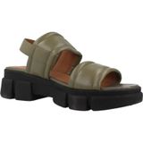 Geox Dames D Lisbon A Wedge Sandaal, Sage, 35 EU, sage, 35 EU