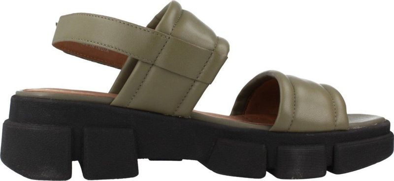 Geox Dames D Lisbon A Wedge Sandaal, Sage, 35 EU, sage, 35 EU