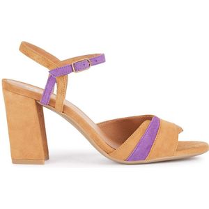 Geox Dames D New Era 80 D Heeled Sandaal, nude, 40 EU, nude, 40 EU