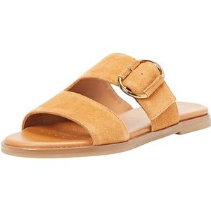 Geox D NAILEEN A Flat Sandal, Cognac, 39 EU, cognac, 39 EU