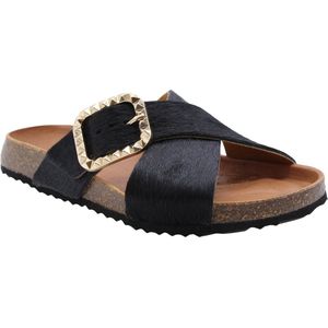 Geox D45VYB - Dames slippers - Kleur: Zwart - Maat: 39