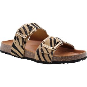 Geox  D NEW BRIONIA B  slippers  dames Bruin