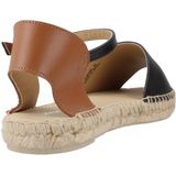 GEOX - D LAMPEDUSA - Sandalen - Zwart - Leer - D45V0B 00043