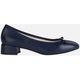 Ballerina - Zwart - Nappa - Lage Hak - Strikversiering