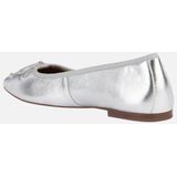 Geox - D Marsilea A - Balletschoenen - Zilver - Materiaal: Leer