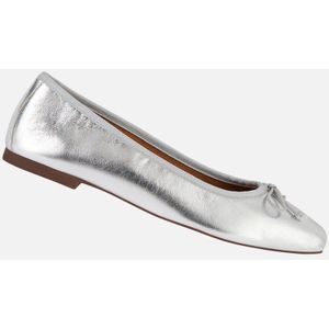 Geox - D Marsilea A - Balletschoenen - Zilver - Materiaal: Leer