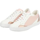 Sneakers - Color-Blocking - Imitatieleder - Uitneembare Zool - Ronde Neus