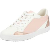 Sneakers - Color-Blocking - Imitatieleder - Uitneembare Zool - Ronde Neus