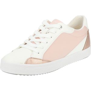 Sneakers - Color-Blocking - Imitatieleder - Uitneembare Zool - Ronde Neus