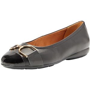 Geox Dames D ANNYTAH B Ballet Flat, Zwart, 42 EU, zwart, 42 EU