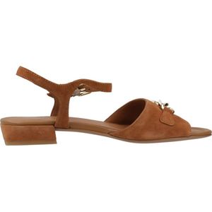 Geox D New ERAKLIA 15 flat damessandalen, cognac, 37 EU, cognac, 37 EU