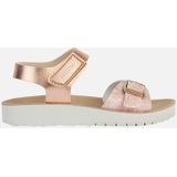 Geox J Costarei Gi Sandalen voor meisjes, roze goud, 24 EU