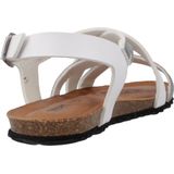 Geox - J Chilene Gir - Meisjessandalen - Wit/Zilver - Ademend Materiaal