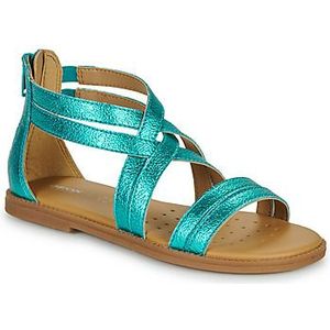Geox J Sandal Karly Girl sandalen voor meisjes, Dk Emerald, 39 EU