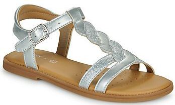 Geox J Karly Girl Sandalen voor meisjes, zilver, 24 EU